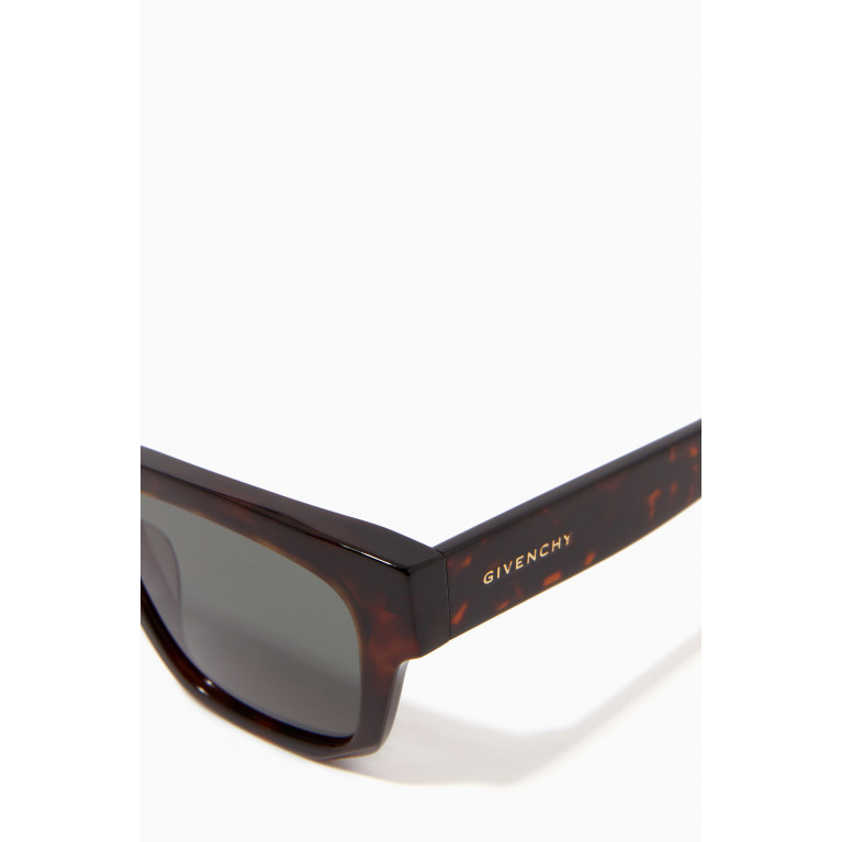 Givenchy  - Givenchy 52 Dark Havana Sunglasses in Tortoiseshell
