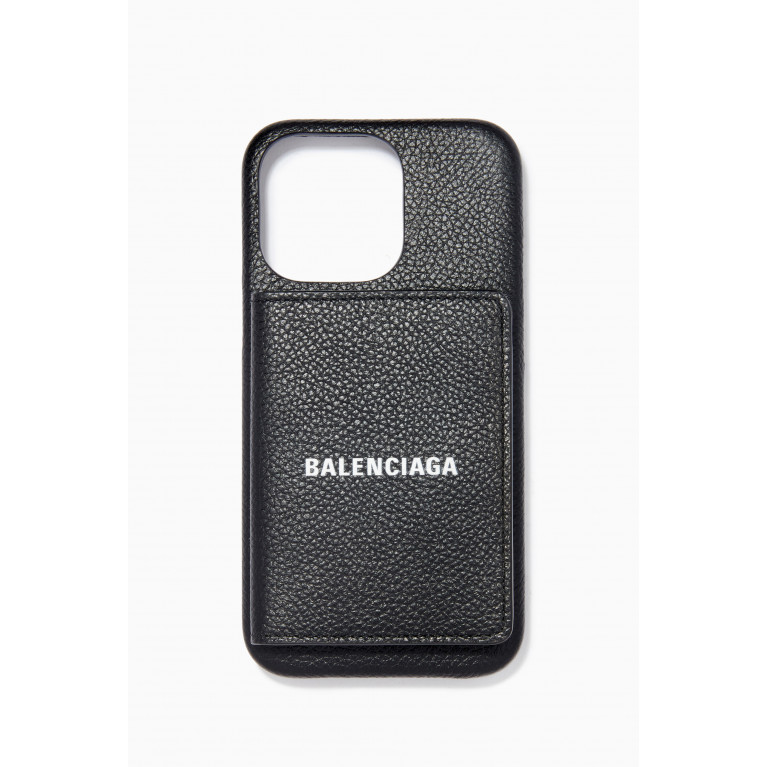 Balenciaga - iPhone 13 Case in Leather