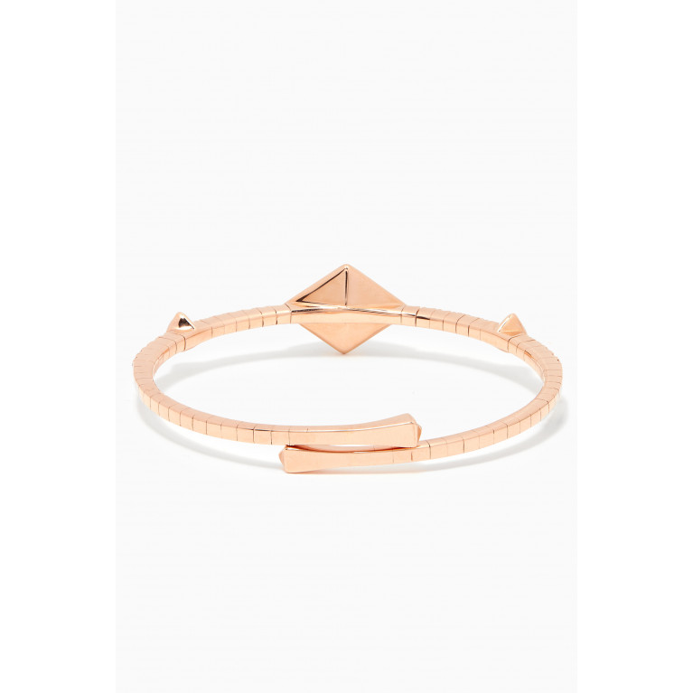 Butani - Tetra Zenith Mother of Pearl Bangle in 18kt Rose Gold