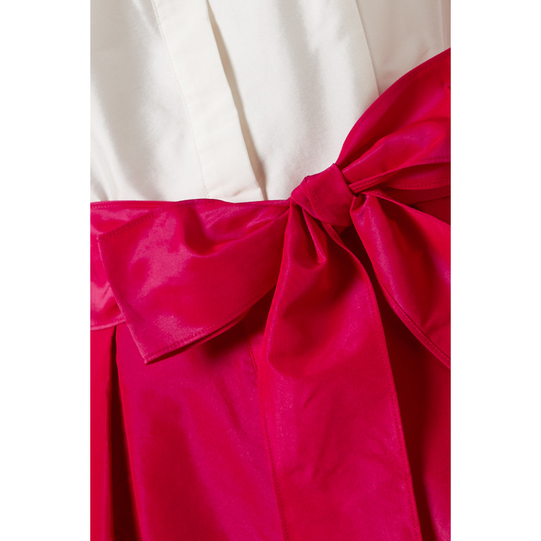 Teri Jon - Shirt Gown in Taffeta Pink