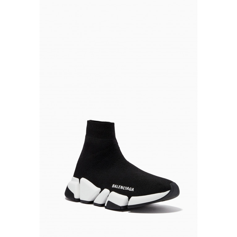 Balenciaga - Speed 2.0 Sneakers in Recycled Knit Black