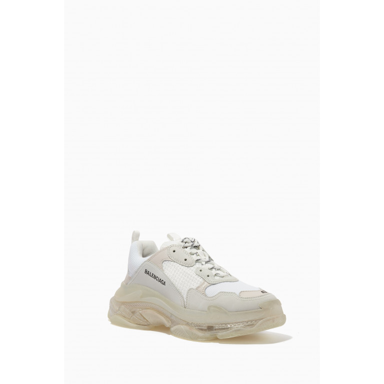 Balenciaga - Triple S Clear Sole Sneaker in Double Foam & Mesh