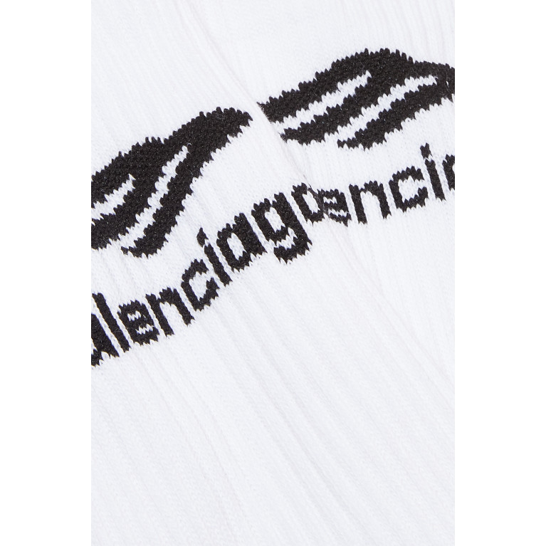 Balenciaga - 3B Sports Icon Tennis Socks in Cotton Knit
