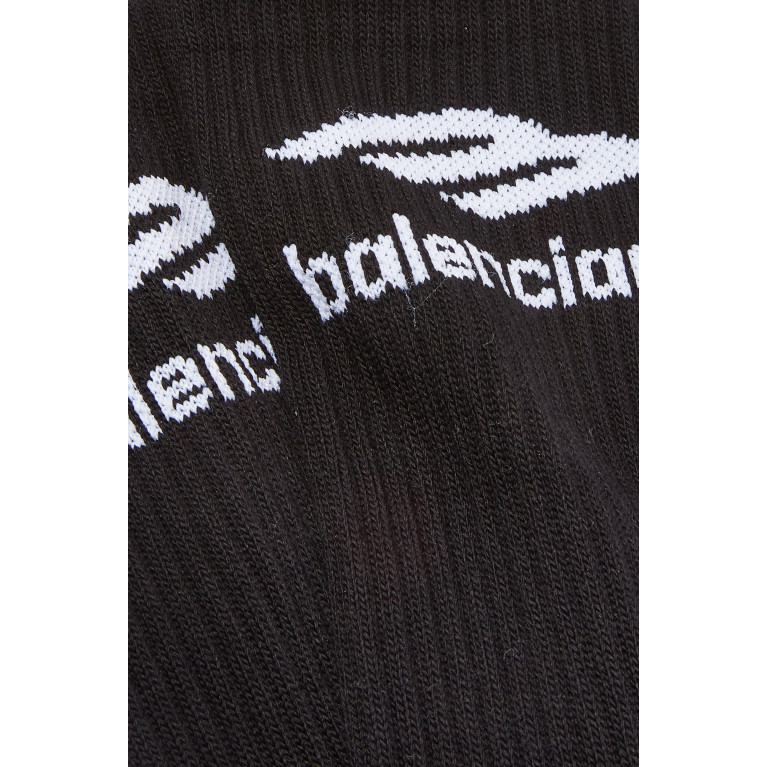 Balenciaga - 3B Sports Icon Tennis Socks in Cotton Knit