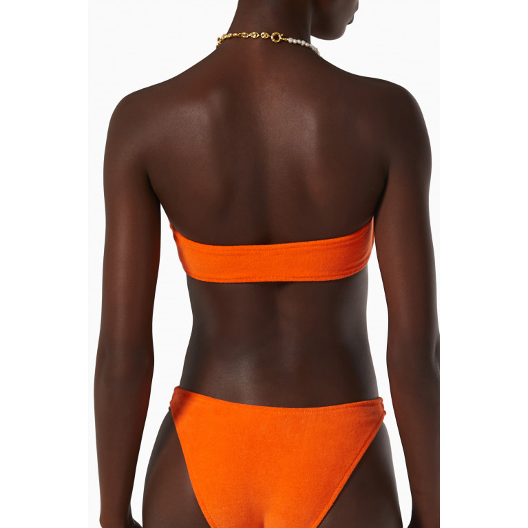 Solid & Striped - The Tati Bikini Top in Terrycloth