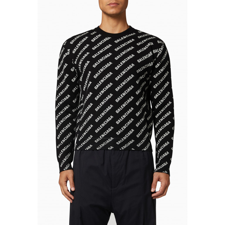 Balenciaga - Sweater in Cotton Stretch Blend