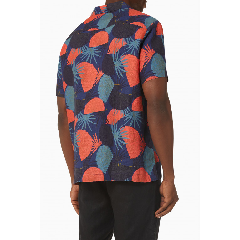 Bluemint - Mars Printed Shirt in Linen Multicolour