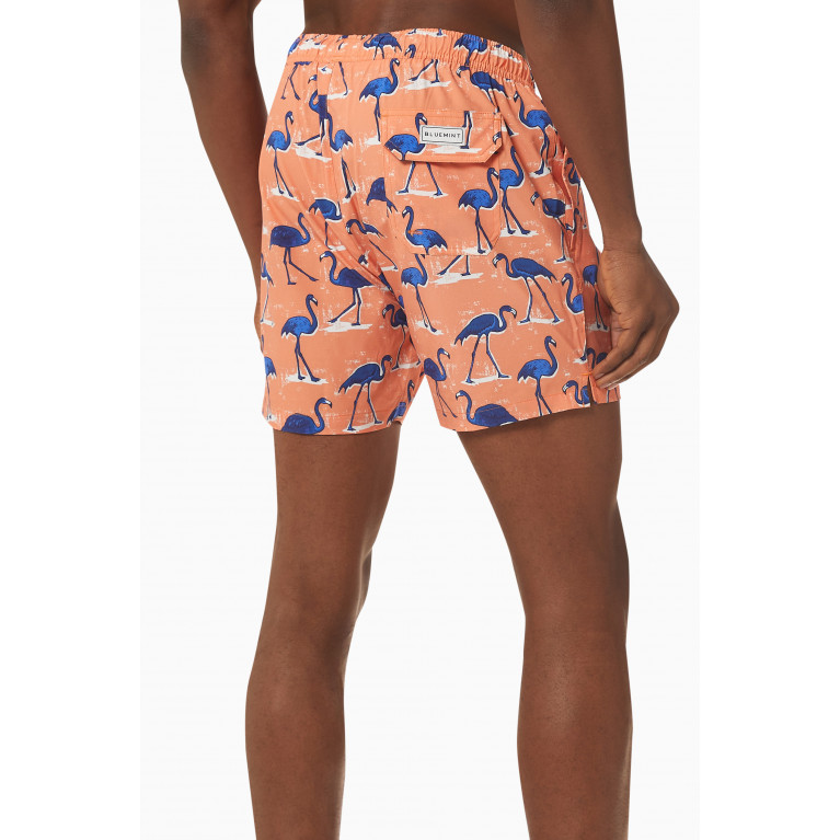 Bluemint - Arthus Stretch Swim Shorts Orange
