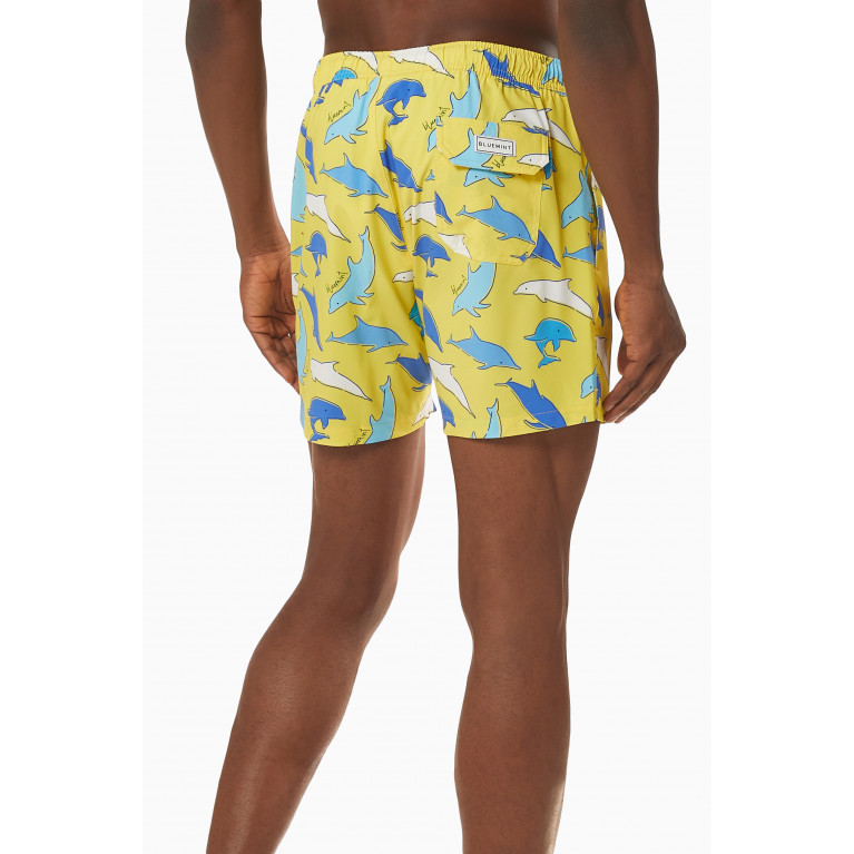 Bluemint - Arthus Stretch Swim Shorts Yellow