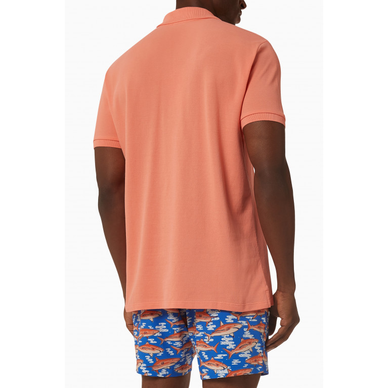 Bluemint - Bruce Polo Shirt in Cotton Piqué Orange