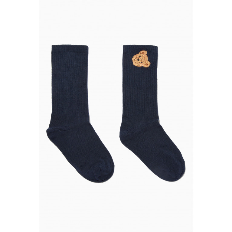 Palm Angels - Bear High Socks in Cotton Blend