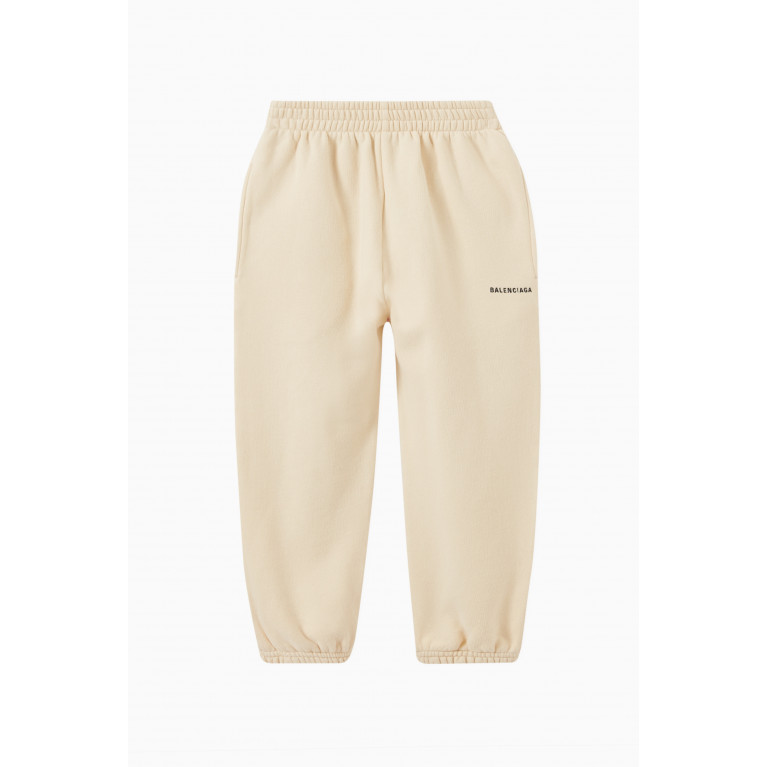Balenciaga - Logo Jogging Pants in Cotton Fleece