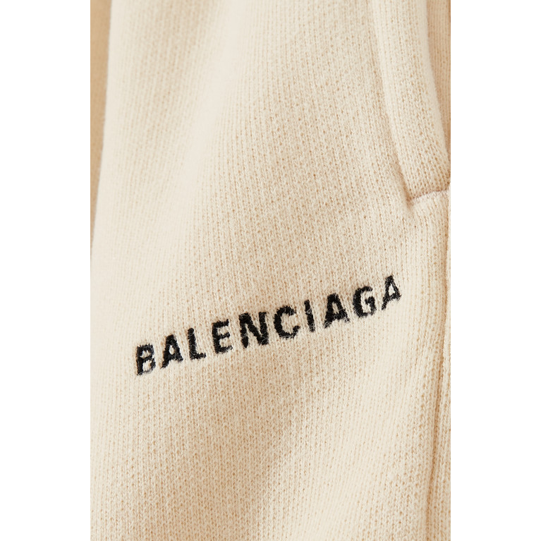 Balenciaga - Logo Jogging Shorts in Cotton Fleece