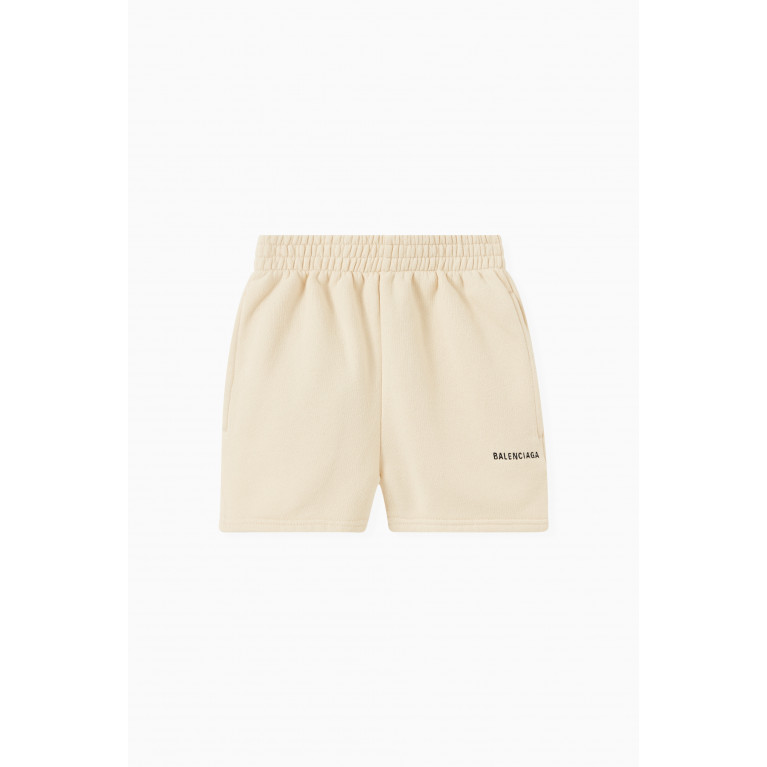 Balenciaga - Logo Jogging Shorts in Cotton Fleece