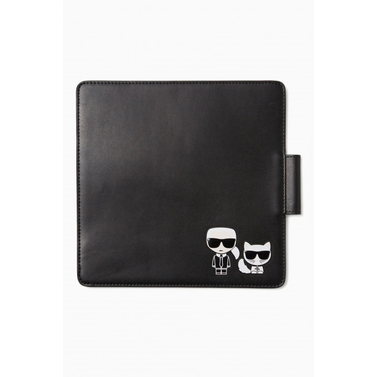 Karl Lagerfeld - K/Ikonik Mouse Pad in Technical Leather