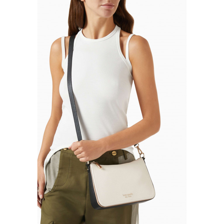 Kate Spade New York - Hudson Medium Crossbody Bag in Leather