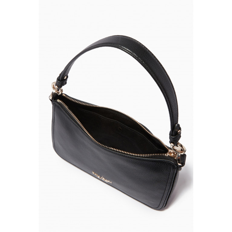 Kate Spade New York - Hudson Medium Crossbody Bag in Leather Black