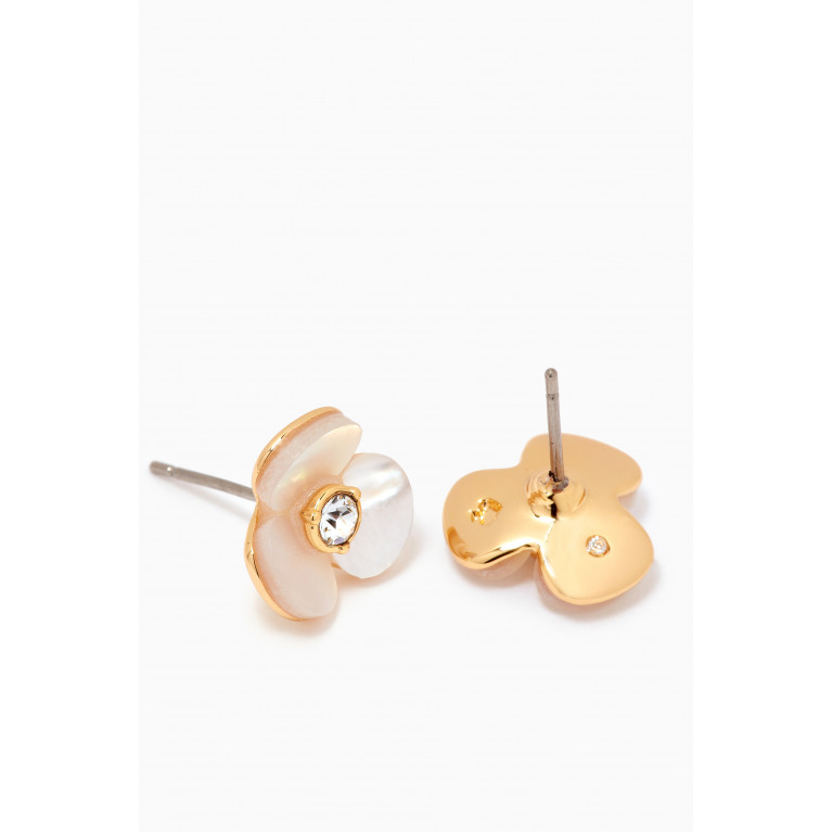 Kate Spade New York - Disco Pansy Studs in Metal