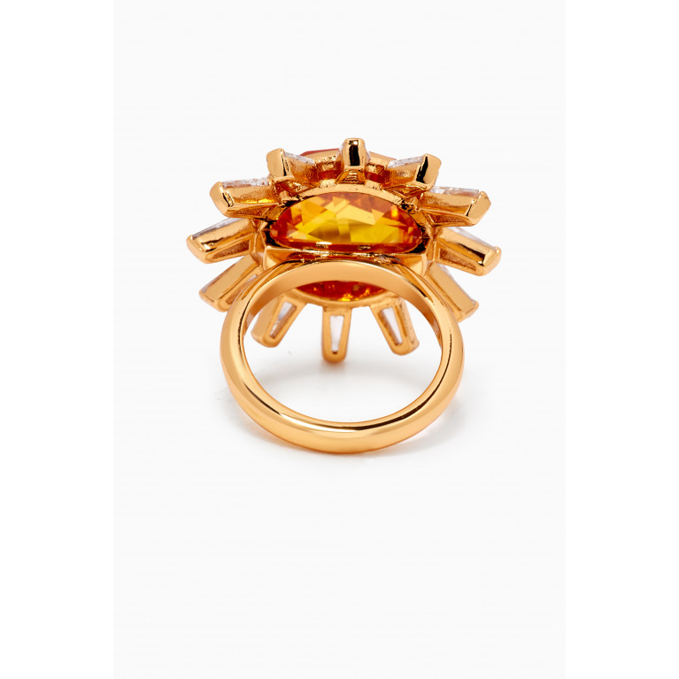 Kate Spade New York - Sunny CZ Ring in Gold-plated Metal