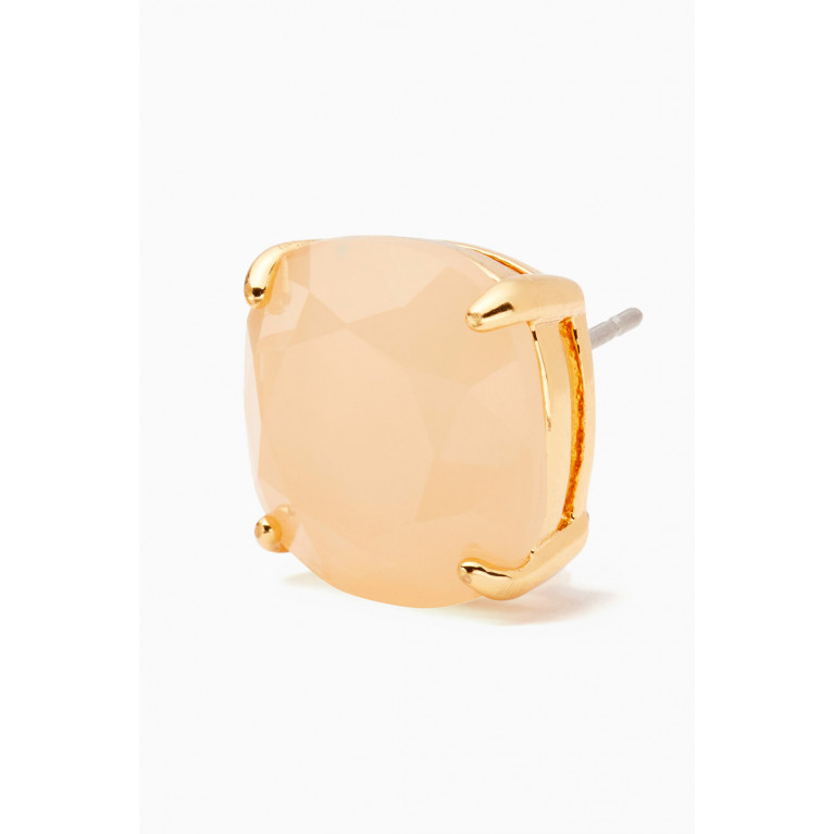 Kate Spade New York - KS Small Square Studs in 12kt Gold-plated Metal