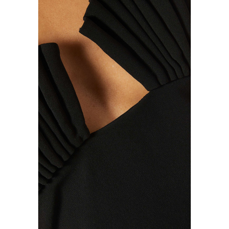 Monot - Seashell Dress in Crepe Black