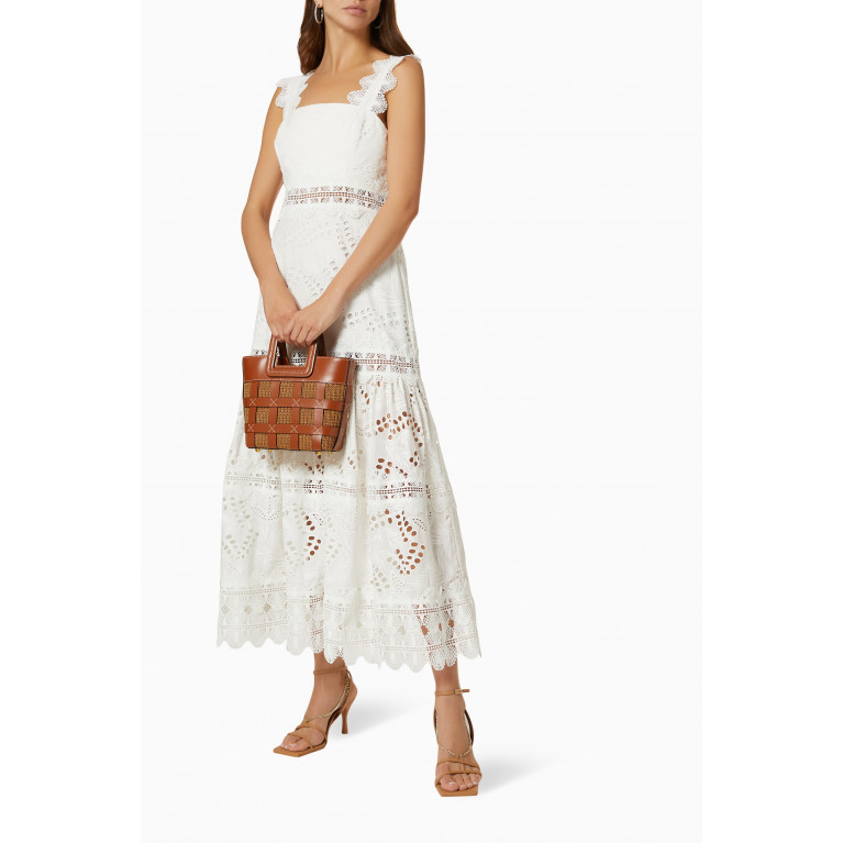 Waimari - Sireneuse Dress in Eyelet Cotton White