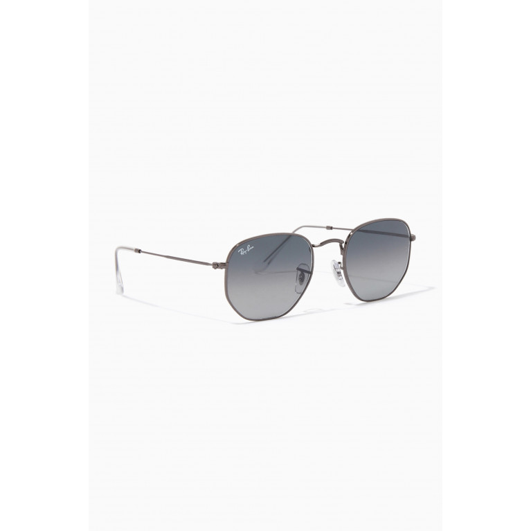 Ray-Ban - Hexagonal Flat Sunglasses in Metal