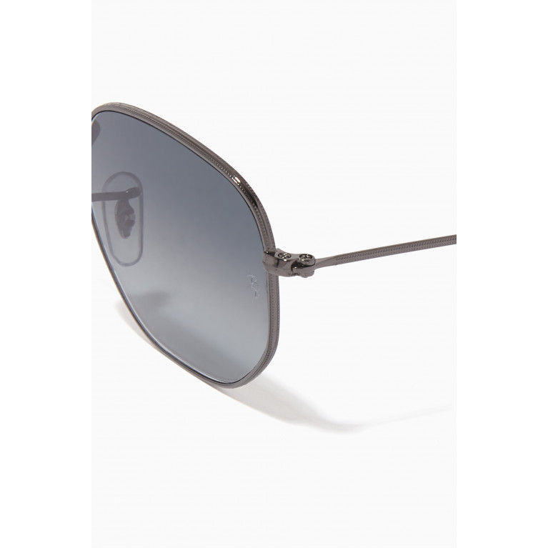 Ray-Ban - Hexagonal Flat Sunglasses in Metal