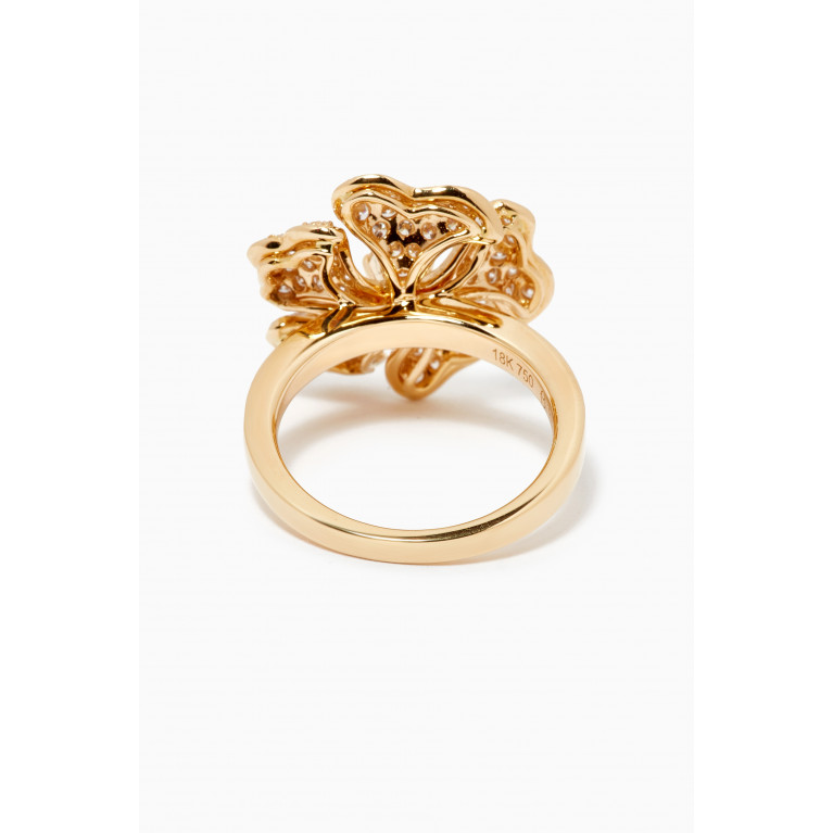 Butani - Bloom Diamond Ring in 18kt Yellow Gold