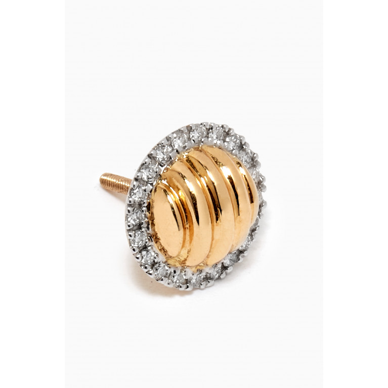 94 Jewelry - Diamond Stud Earrings in 18kt Yellow Gold