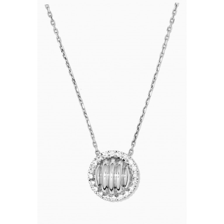 94 Jewelry - Diamond Pendant Necklace in 18kt White Gold