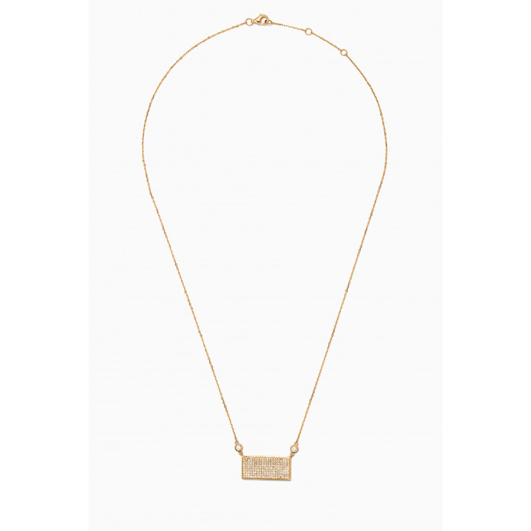 94 Jewelry - Mother's Day Diamond Necklace in Yellow Gold