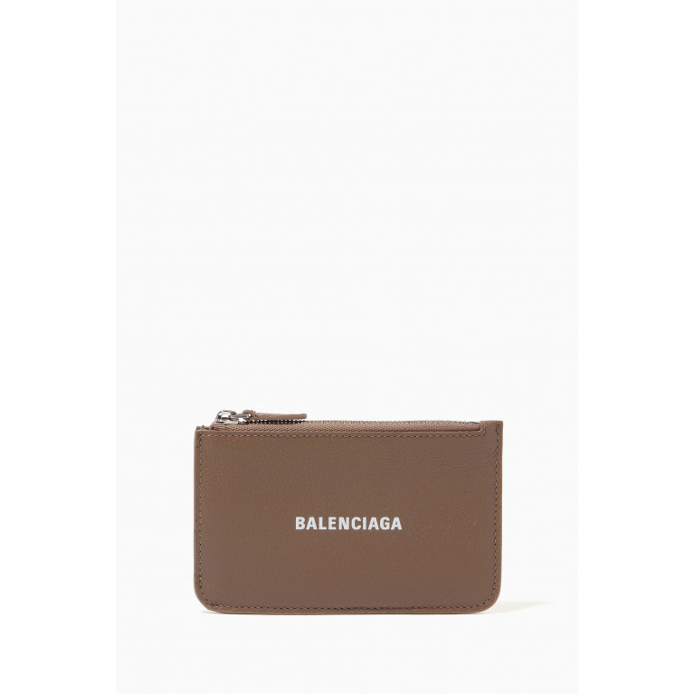 Balenciaga - Cash Large Long Coin & Card Holder in Grained Calfskin