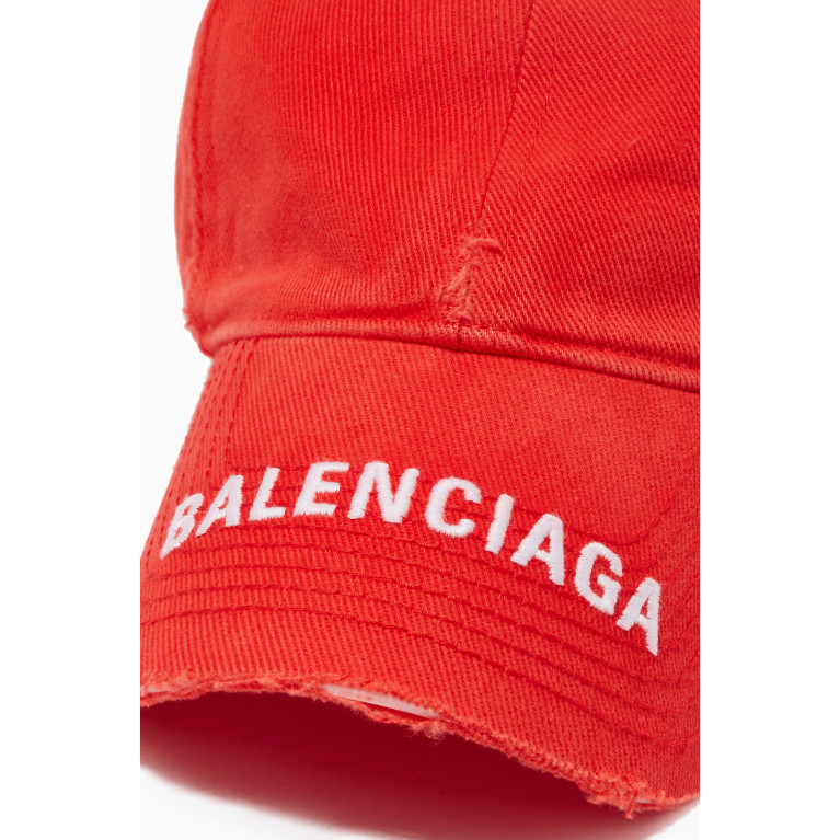 Balenciaga - Logo Visor Baseball Cap in Cotton