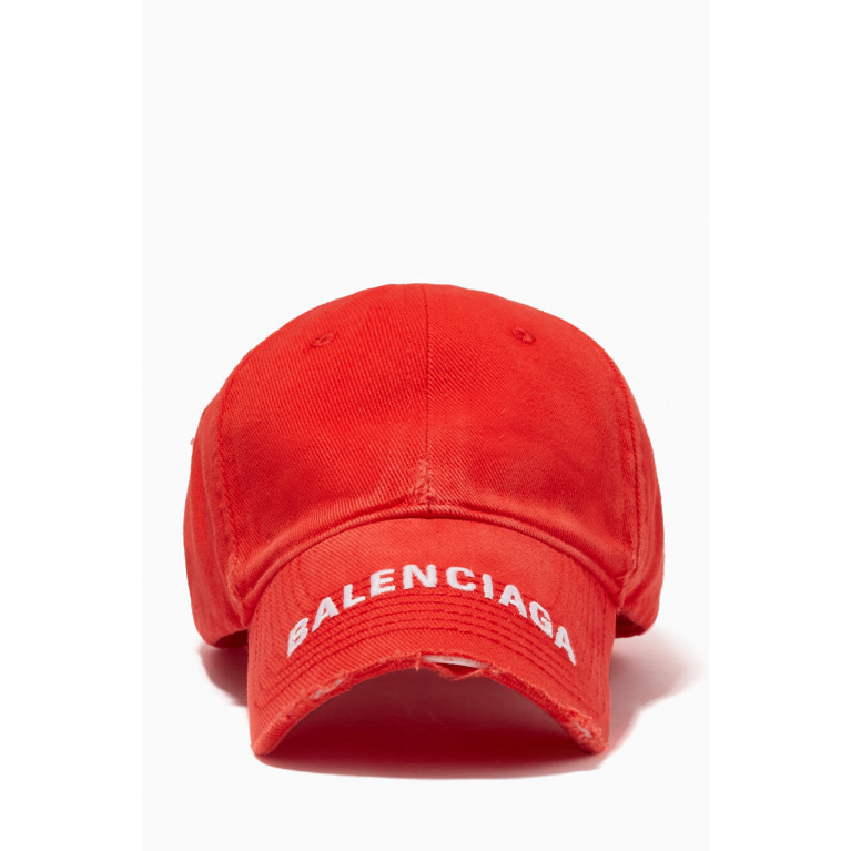 Balenciaga - Logo Visor Baseball Cap in Cotton