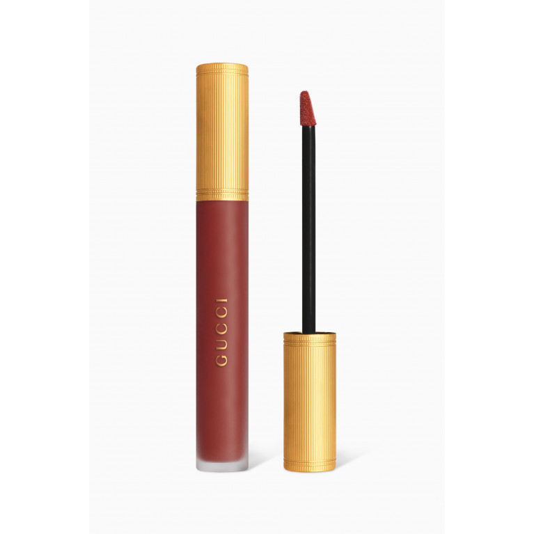 Gucci - 521 Nellie Cherry Rouge à Lèvres Liquide Mat Lipstick, 6.5ml