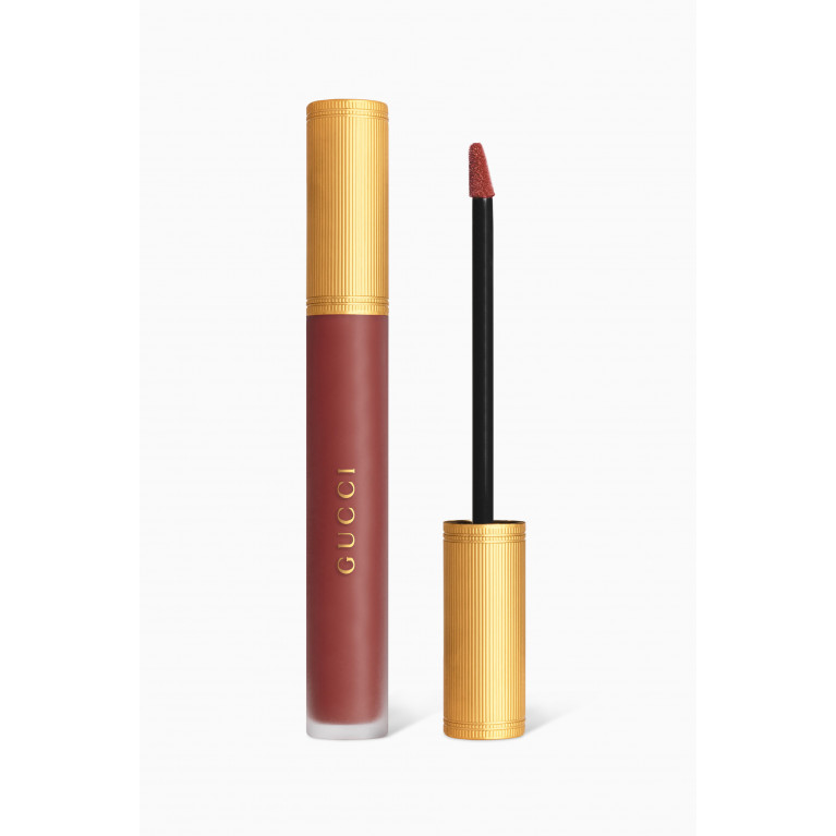 Gucci - 203 Mildred Rosewood Rouge à Lèvres Liquide Mat Lipstick, 6.5ml