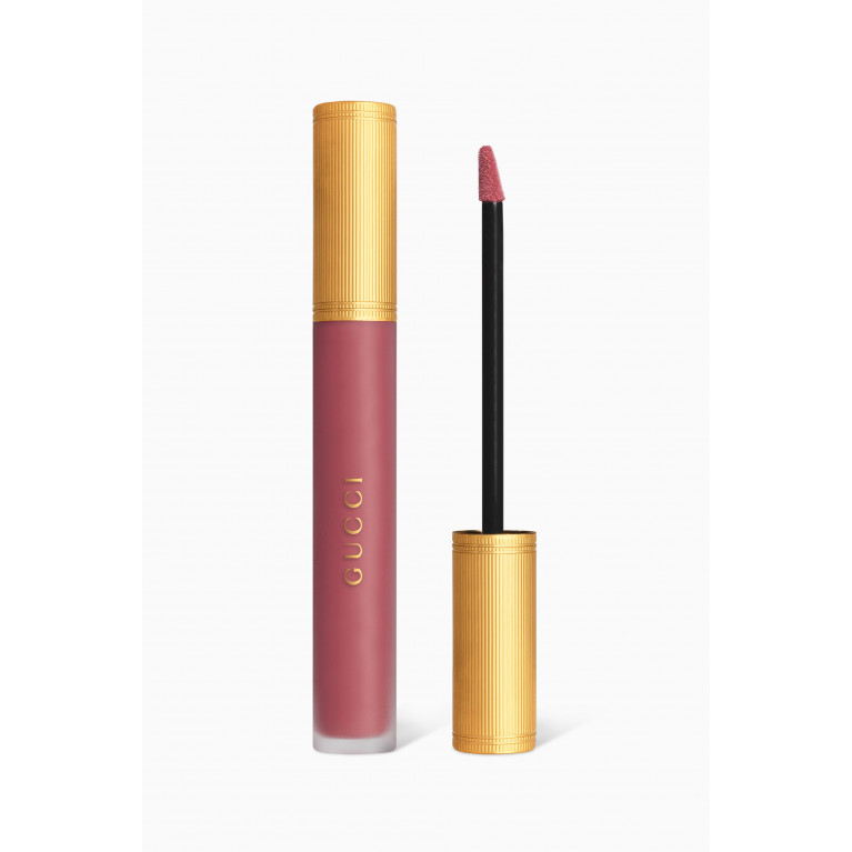 Gucci - 413 Cornelia Pink Rouge à Lèvres Liquide Mat Lipstick, 6.5ml