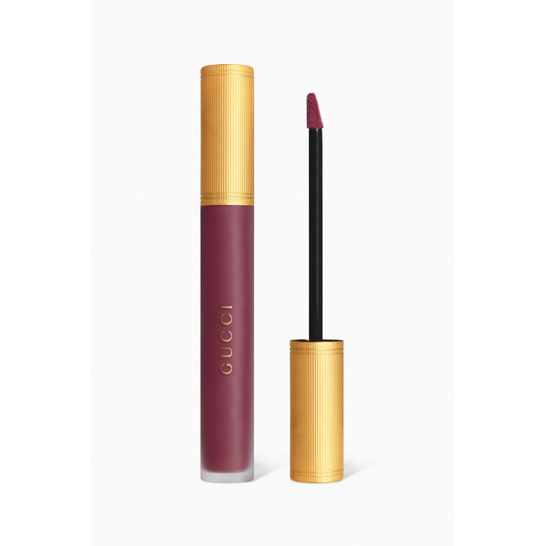 Gucci - 607 Vanessa Violet Rouge à Lèvres Liquide Mat Lipstick, 6.5ml