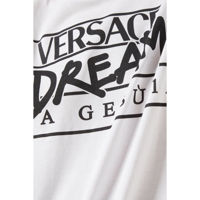 Versace - Dream Logo T-shirt in Cotton Jersey