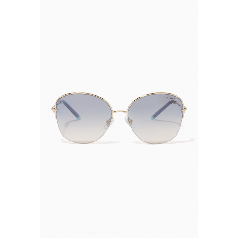 Tiffany & Co. - Square Sunglasses in Metal