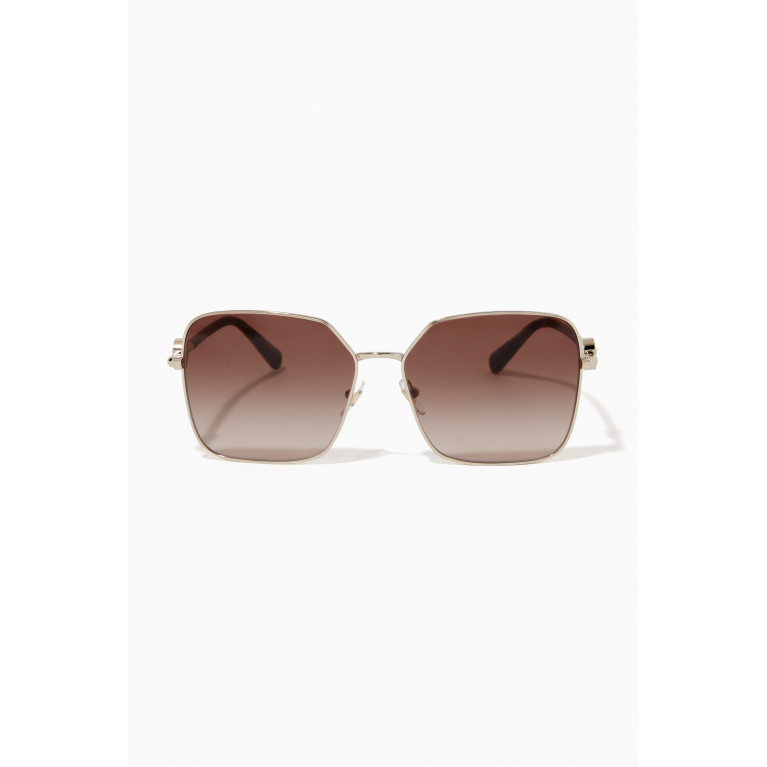 Versace - Square Sunglasses in Metal
