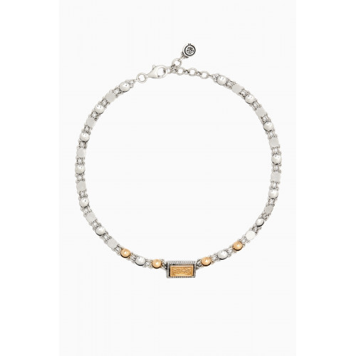 Azza Fahmy - Enchantment Choker in 18kt Gold and Sterling Silver