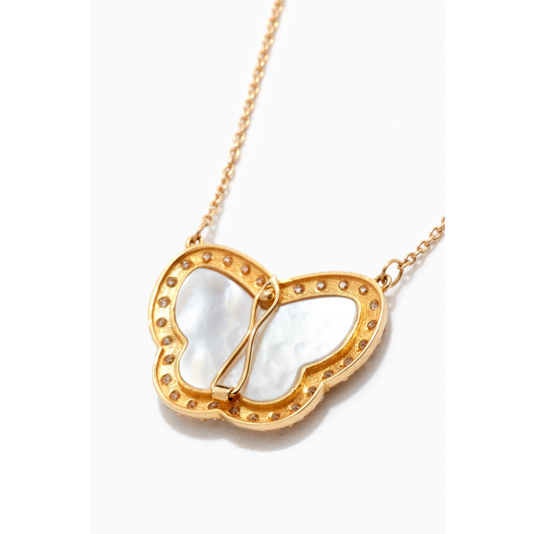 M's Gems - Alina Diamond Necklace in 18kt Yellow Gold
