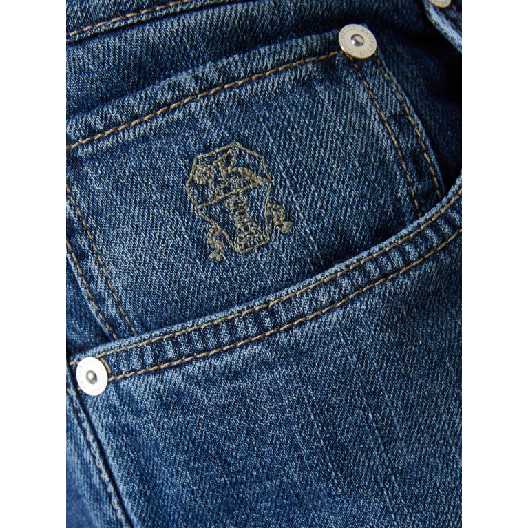Brunello Cucinelli - Slim Fit Jeans in Denim