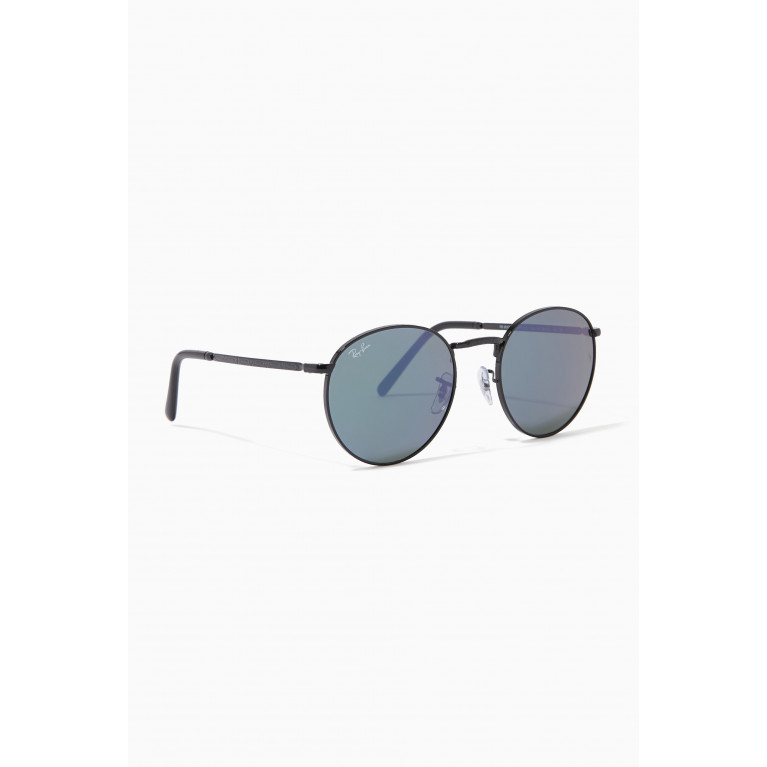 Ray-Ban - New Round Sunglasses in Metal