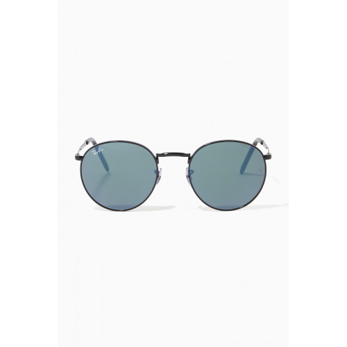 Ray-Ban - New Round Sunglasses in Metal