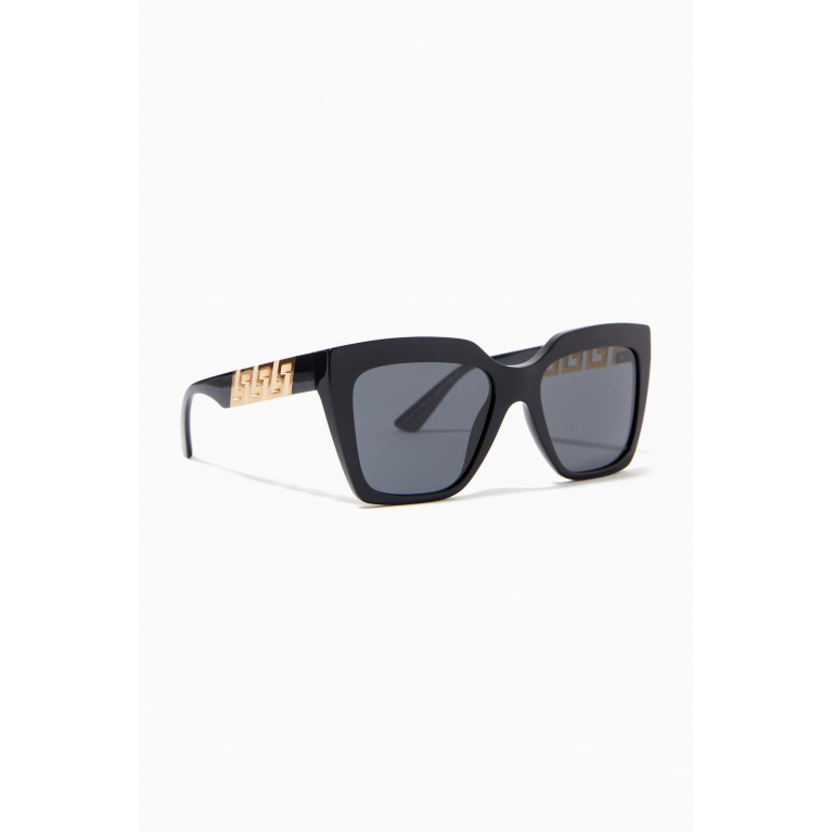 Versace - La Greca Sunglasses in Acetate & Metal