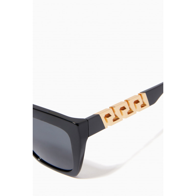 Versace - La Greca Sunglasses in Acetate & Metal