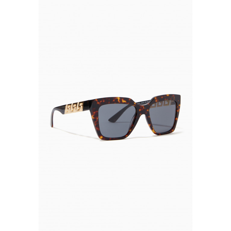 Versace - Square Frame Sunglasses in Acetate